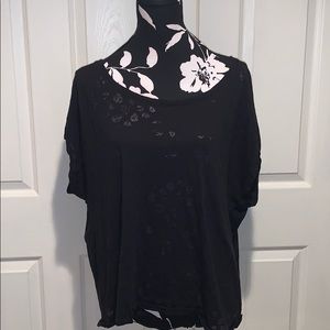 Torrid Sheer Skulls Fly-Away Back Top